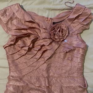 London style pink ruffle dress, size 10